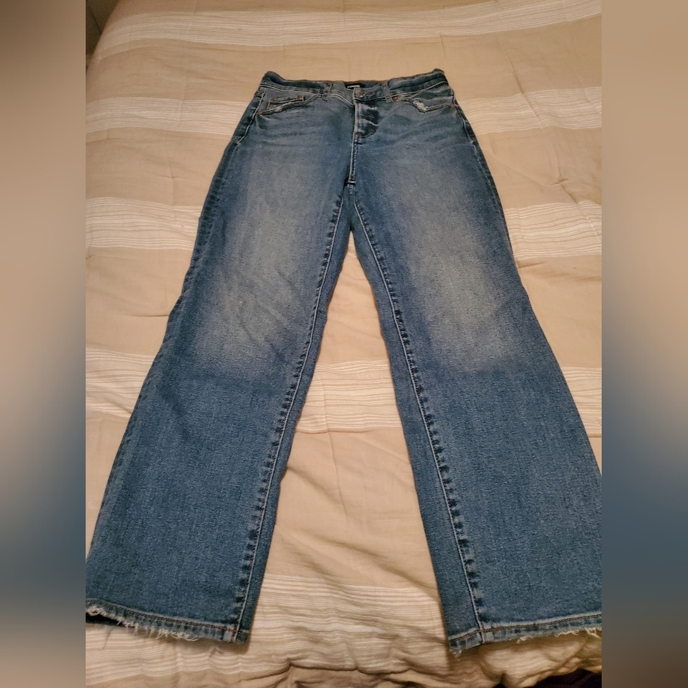 Express straight ankle jeans